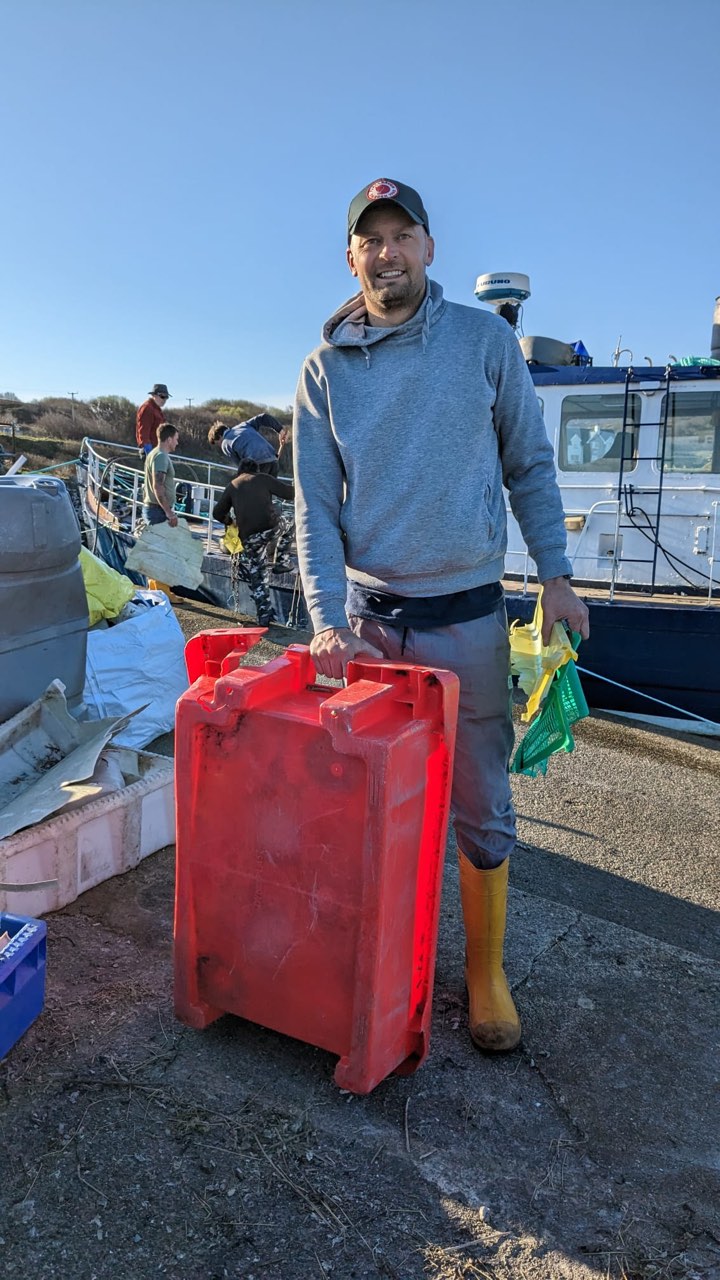 Ocean plastic collected from Scotland's coastline