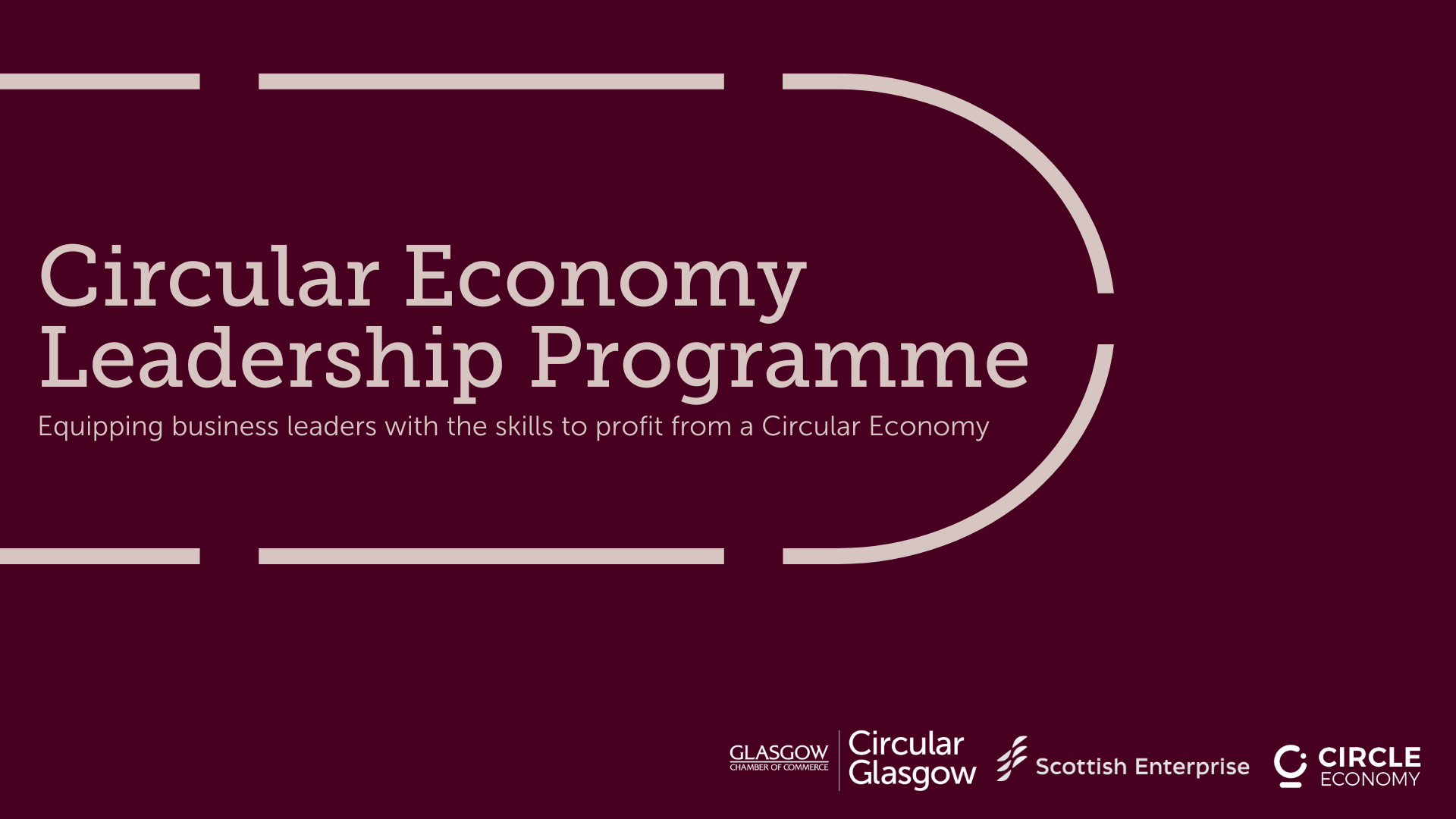 Circular Economy Leadership Programme FV 2708